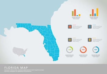 Free Florida Map Illustration