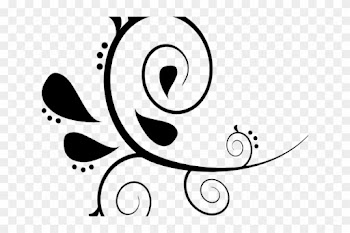 Free Flourish Clipart - Girl Swirl Heart Rubber Stamp By Drs Designs