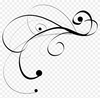 Free Flourishes Clipart Image - Wedding Clip Art Black And White