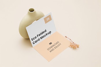 Free Folded Brochure Mockup
