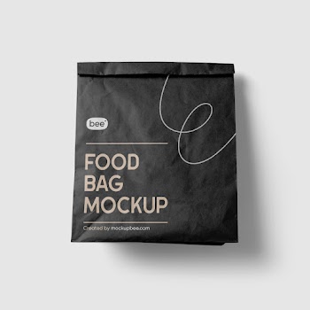 Free Food Bag Mockup
