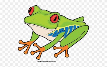 Free Frog Clipart - Red Eyed Tree Frog Clipart