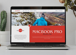 Free Front View MacBook Pro Mockup PSD macbook pro hocklp sd 