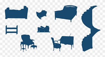 Free Furniture Silhouettes - Baby Crib Silhouette Bib