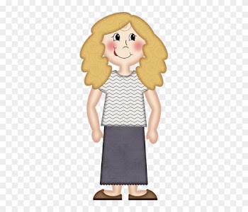 Free Girl Digital Scrapbook Character Element ***join - Cartoon