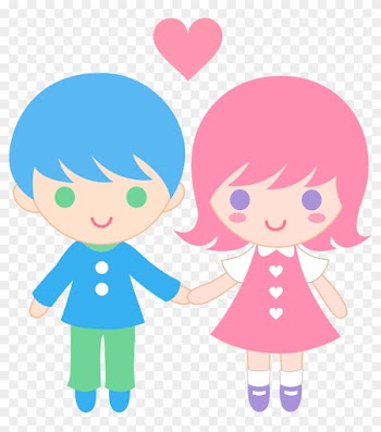 Free Glitter Graphics Comment Friendster - Boy And Girl Holding Hands Clipart