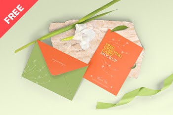 Free Greeting Card Mockup free greeting card mockup free tik 