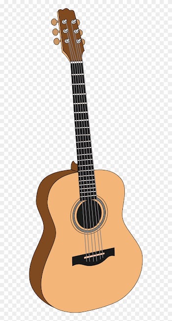 Free Guitar Clipart Image - Faith Saturn Dreadnought Acoustic Guitar, Hi Gloss