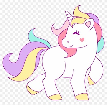 Free Hand Drawn Unicorn Clip Art - Free Hand Drawn Unicorn Clip Art