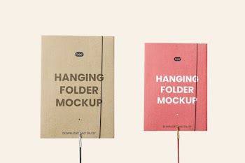 Free Hanging Folder Mockup