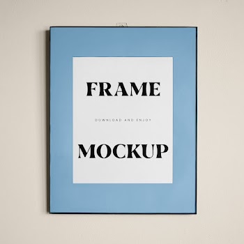 Free Hanging Frame Mockup