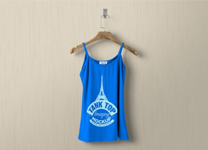 Free Hanging Women Tank Top MockUp PSD top tank 