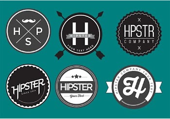 Free Hipster Badge Vector Pack