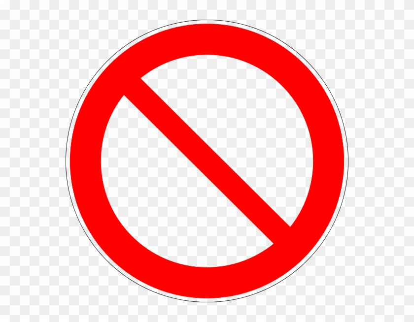 Free Icons Blank Not Allowed Sign Image - Icono Prohibido Png