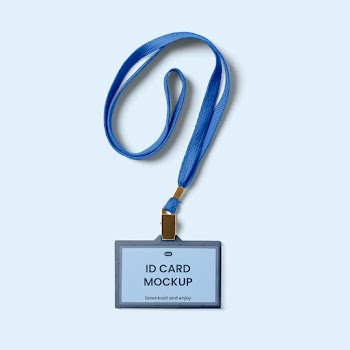 Free ID Card Mockup