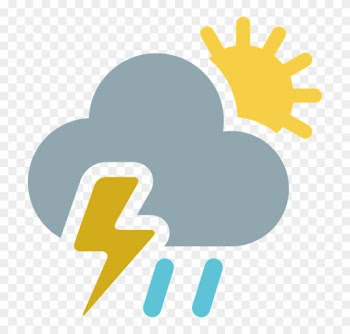 Free Illustration Cloud Partly Cloudy Sun Rain Image - Weather