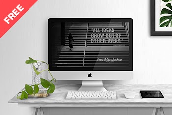 Free iMac Display Mockup all ideas grow out of other ideas. free mac mockup free 