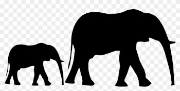 Free Image On Pixabay - Baby Elephant Silhouette Png
