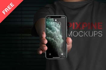 Free iPhone 11 Pro Display Mockup piy pane mockups 1150 thu free 