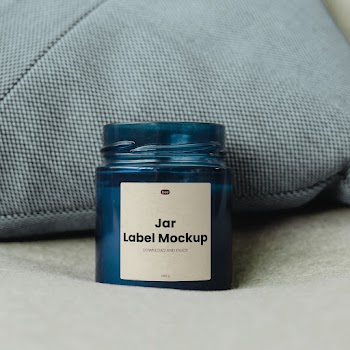 Free Jar Label Mockup
