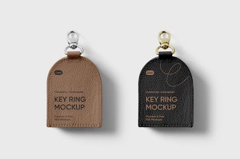 Free Key Ring Mockup