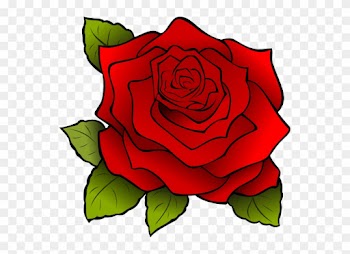Free Large Red Rose Clip Art - Rose Clipart