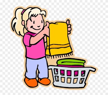 Free Laundry Clipart Clip Art Image Of - Laundry Clip Art