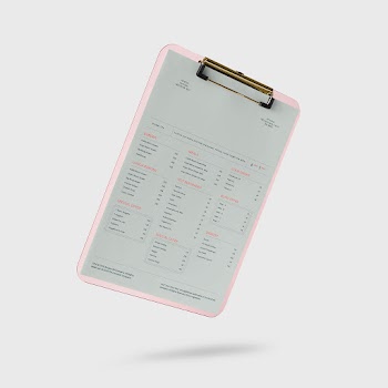 Free Levitating Menu Mockup