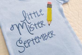 Free Little Mister September | Applique Embroidery Crafter File ...