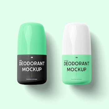 Free Lying Roll-On Deodorant Mockups