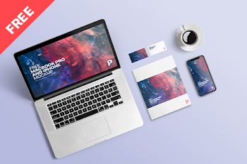 Free MacBook Pro and iPhone Mockup free free macbook pro and iphone mockup p 