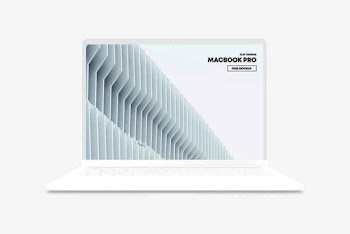 Free MacBook Pro Clay Mockup