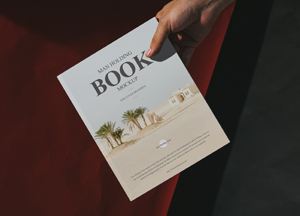 Free Man Holding Book Mockup For Cover Branding san olding ok ockup 