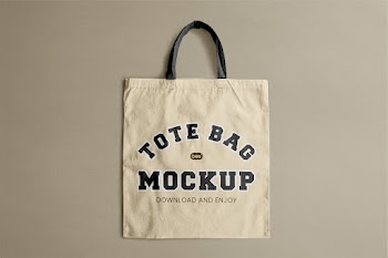 Free Material Shopping Bag Mockup