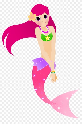 Free Mermaid Clipart Images For You - Pink Mermaid Throw Blanket