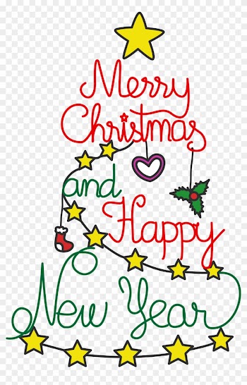 Free Merry Christmas And Happy New Year Celebration - Christmas And New Years Clipart