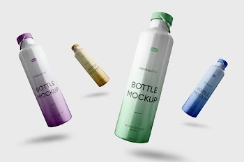 Free Metal Bottle Mockups
