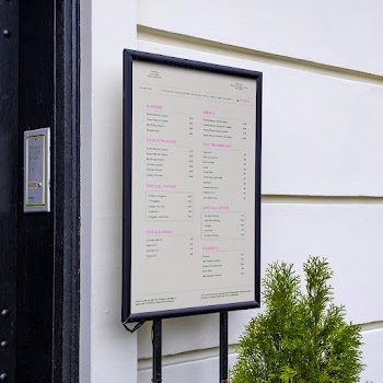 Free Metal Frame Menu Mockup