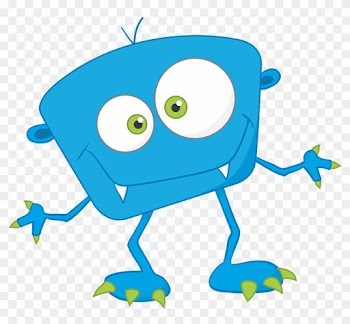 Free Monster Clip Art Pictures - Cvcv Words Speech Therapy