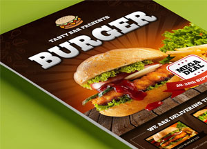 Free Multipurpose Flyers MockUps Templates Psd tanty ba burger mega deal we are delivering t 