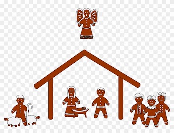 Free Nativity Clipart Silhouette Free Clipart Images - Gingerbread Nativity Clip Art