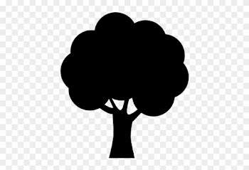 Free Nature Icons - Silhouette Of A Tree