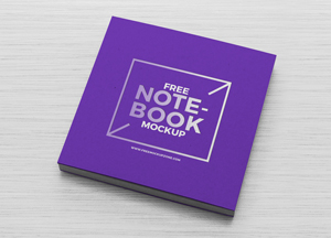 Free Notebook Mockup PSD Template free note- ook kup 