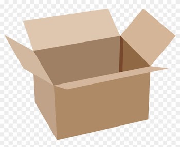 Free Open Money Bag Clipart - Cardboard Box Png