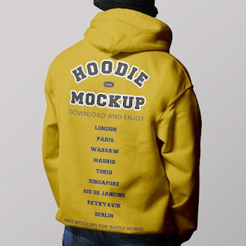 Free Oversize Hoodie Mockup