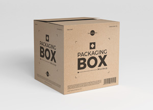 Free Packaging Delivery Box Mockup packacing box packaging box macke 