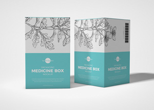 Free Packaging Medicine Box Mockup medicine box medicine box medicine box 