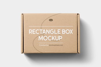 Free Packaging Paper Box Mockup
