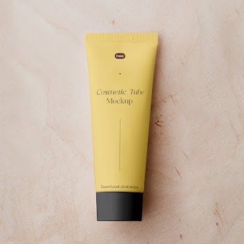 Free Packaging Tube Mockup
