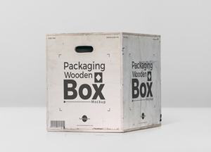 Free Packaging Wooden Box Mockup PSD packaging wooden packaging wooder box boi meckup 